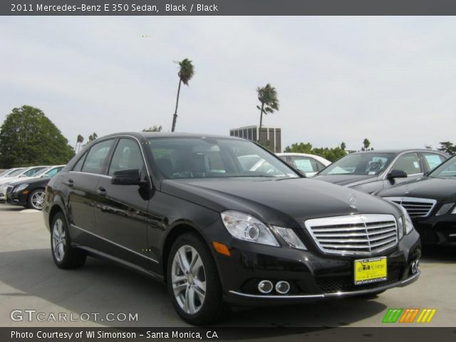 2011 Mercedes-Benz E 350 Sedan in Black