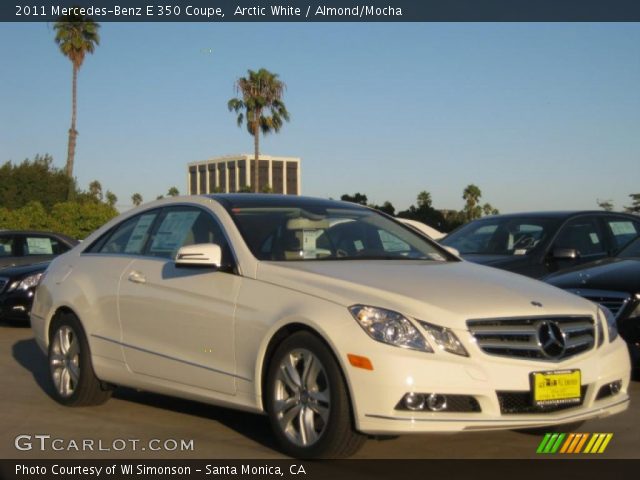 2011 Mercedes-Benz E 350 Coupe in Arctic White