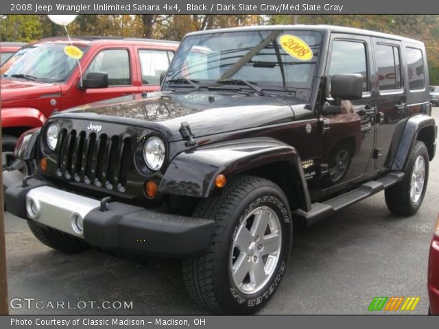 2008 Jeep Wrangler Unlimited Sahara 4x4 in Black