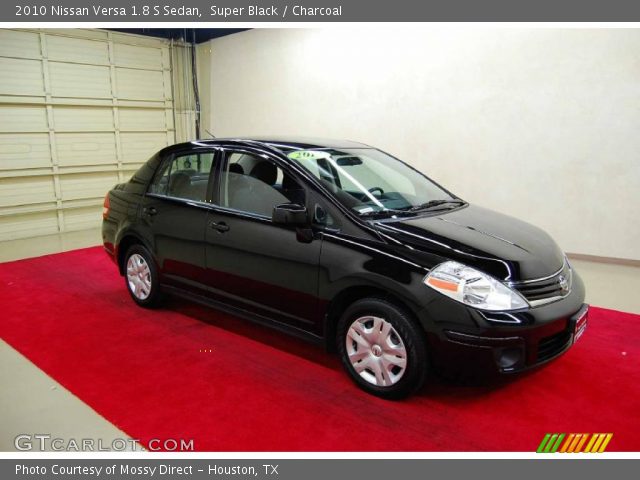 2010 Nissan Versa 1.8 S Sedan in Super Black