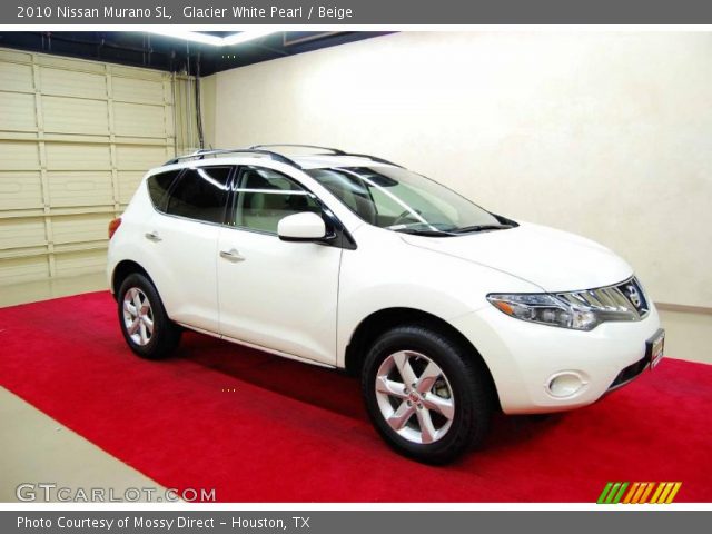 2010 Nissan Murano SL in Glacier White Pearl