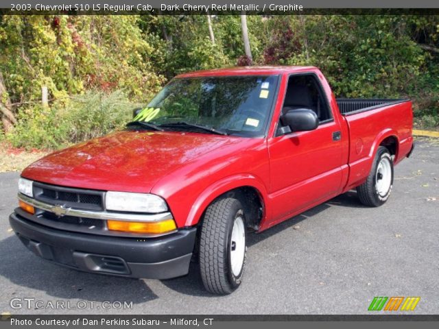 2003 Chevrolet S10 LS Regular Cab in Dark Cherry Red Metallic