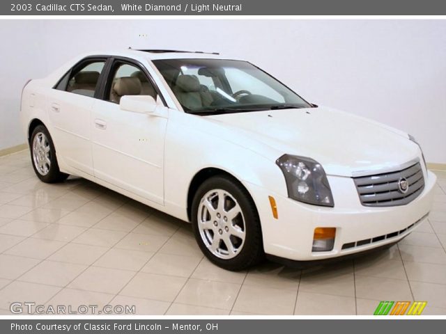 2003 Cadillac CTS Sedan in White Diamond