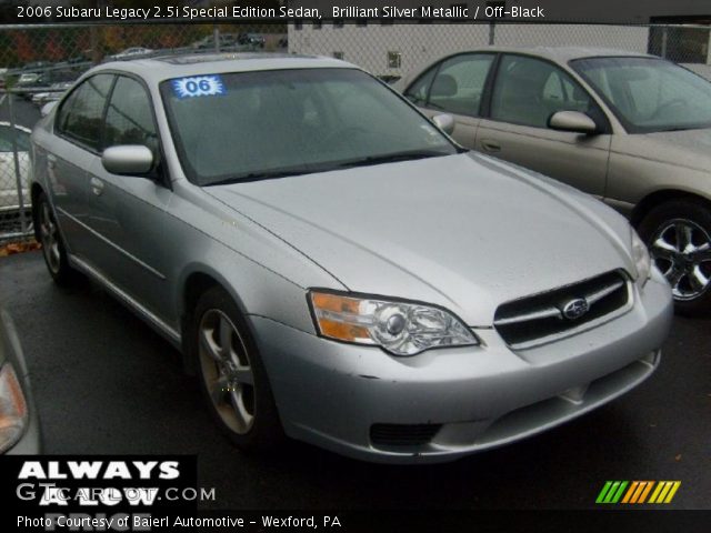 2006 Subaru Legacy 2.5i Special Edition Sedan in Brilliant Silver Metallic