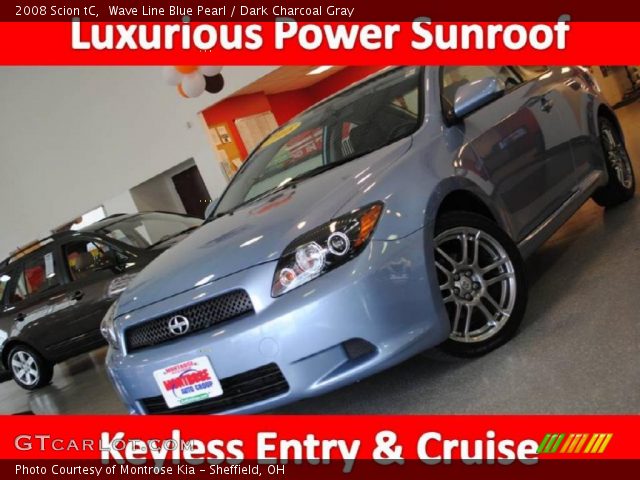 2008 Scion tC  in Wave Line Blue Pearl