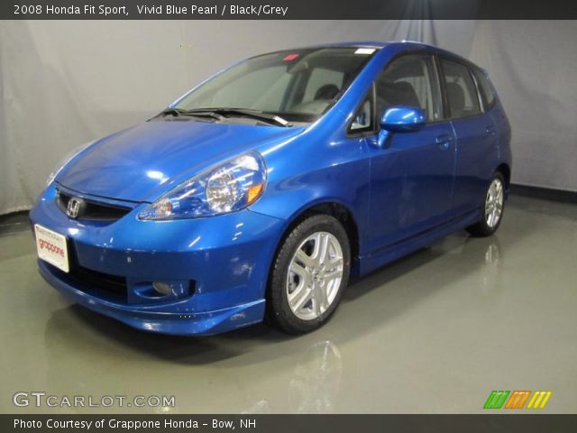 2008 Honda Fit Sport in Vivid Blue Pearl