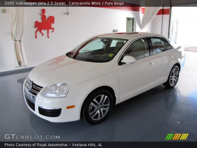 2005 Volkswagen Jetta 2.5 Sedan in Campanella White