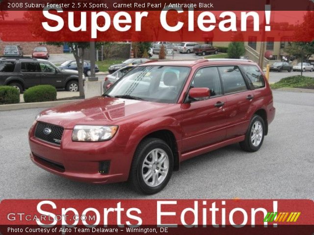 2008 Subaru Forester 2.5 X Sports in Garnet Red Pearl