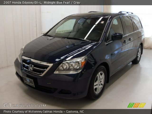 2007 Honda Odyssey EX-L in Midnight Blue Pearl