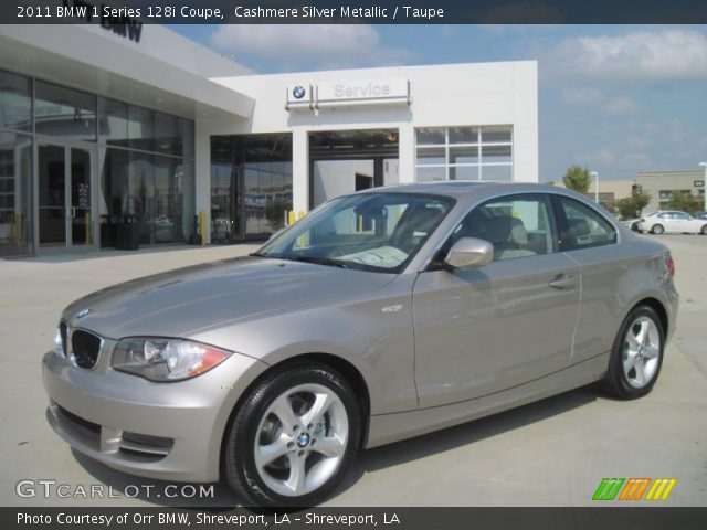 2011 BMW 1 Series 128i Coupe in Cashmere Silver Metallic