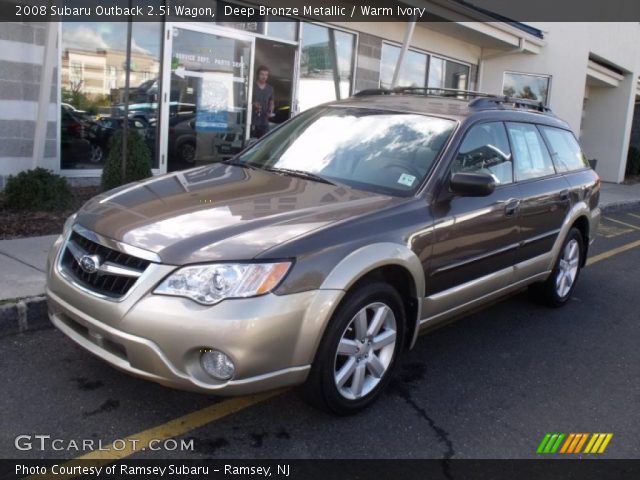2008 Subaru Outback 2.5i Wagon in Deep Bronze Metallic