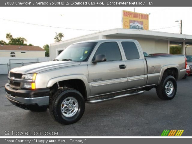2003 Chevrolet Silverado 2500HD LS Extended Cab 4x4 in Light Pewter Metallic