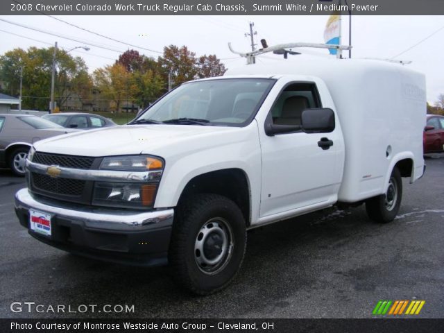 2008 Chevrolet Colorado Work Truck Regular Cab Chassis in Summit White