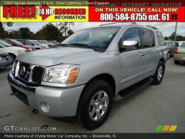 2007 Nissan Armada LE 4x4 in Silver Lightning