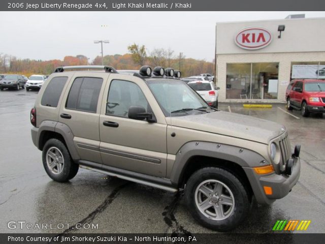 2006 Jeep Liberty Renegade 4x4 in Light Khaki Metallic