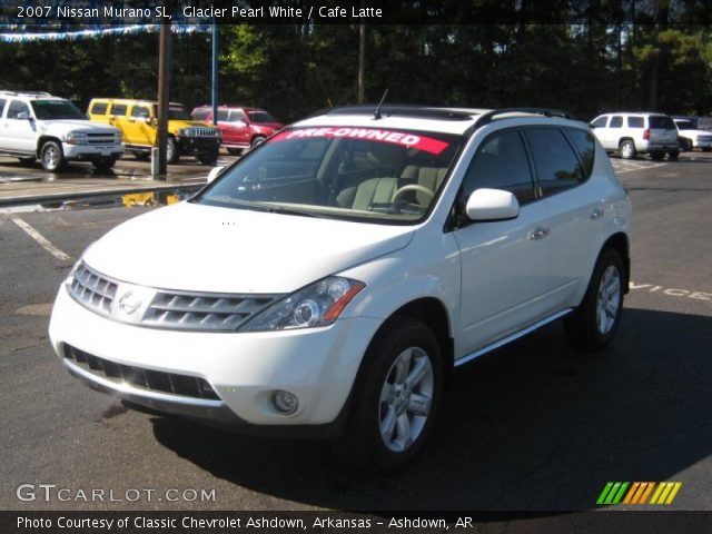 2007 Nissan Murano SL in Glacier Pearl White