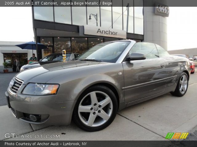 2005 Audi A4 1.8T Cabriolet in Alpaka Beige Metallic