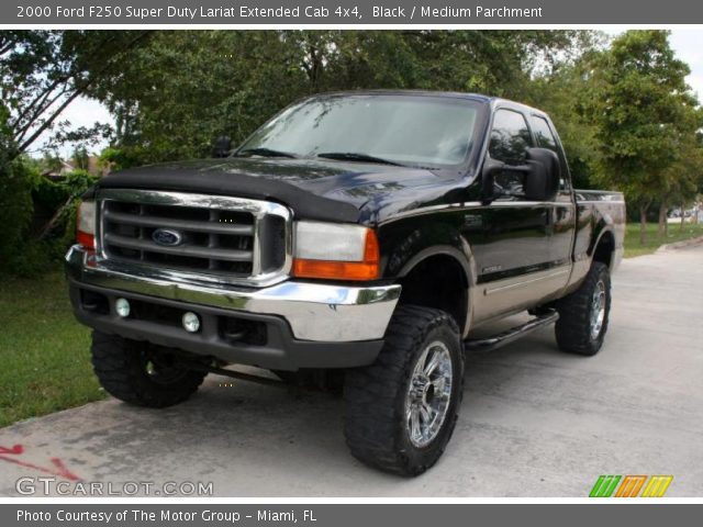 2000 Ford F250 Super Duty Lariat Extended Cab 4x4 in Black