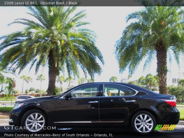 2008 Lexus LS 460 in Obsidian Black