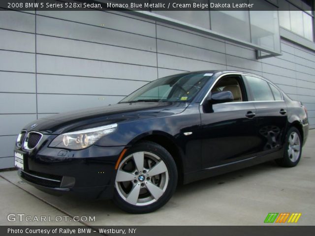 2008 BMW 5 Series 528xi Sedan in Monaco Blue Metallic