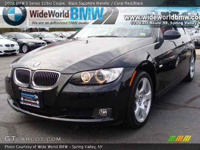 2008 BMW 3 Series 328xi Coupe in Black Sapphire Metallic