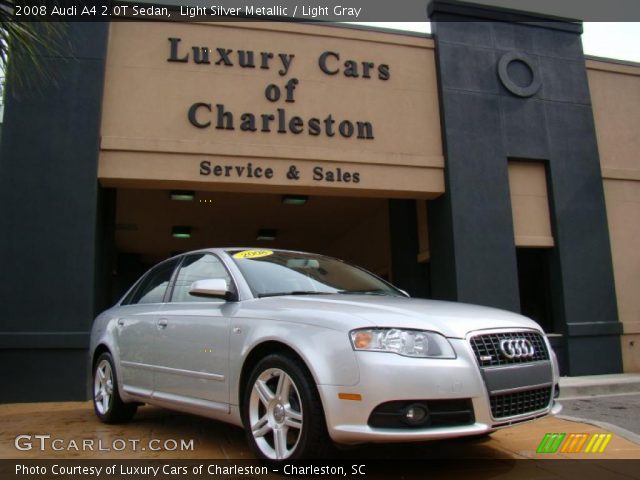 2008 Audi A4 2.0T Sedan in Light Silver Metallic