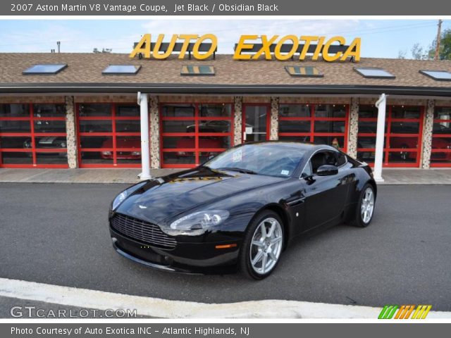 2007 Aston Martin V8 Vantage Coupe in Jet Black