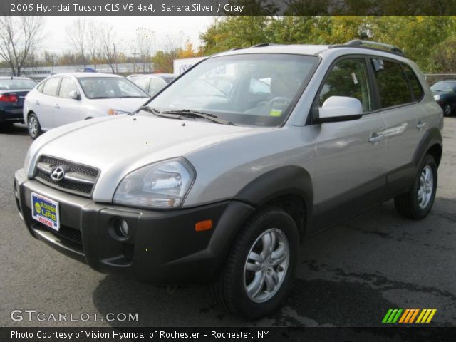 2006 Hyundai Tucson GLS V6 4x4 in Sahara Silver