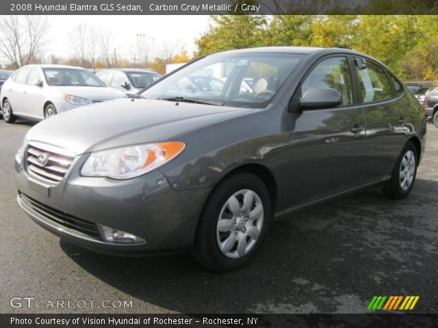 2008 Hyundai Elantra GLS Sedan in Carbon Gray Metallic