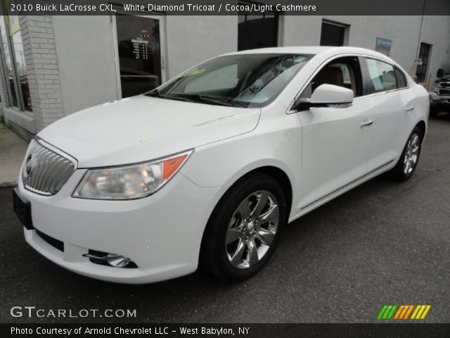 2010 Buick LaCrosse CXL in White Diamond Tricoat