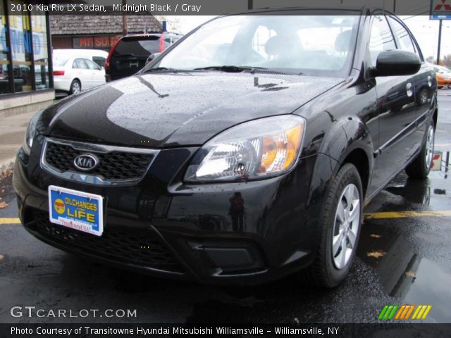 2010 Kia Rio LX Sedan in Midnight Black