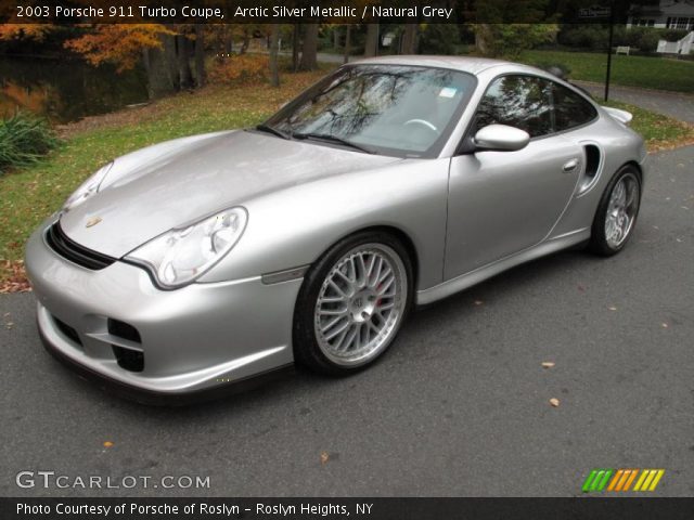 2003 Porsche 911 Turbo Coupe in Arctic Silver Metallic