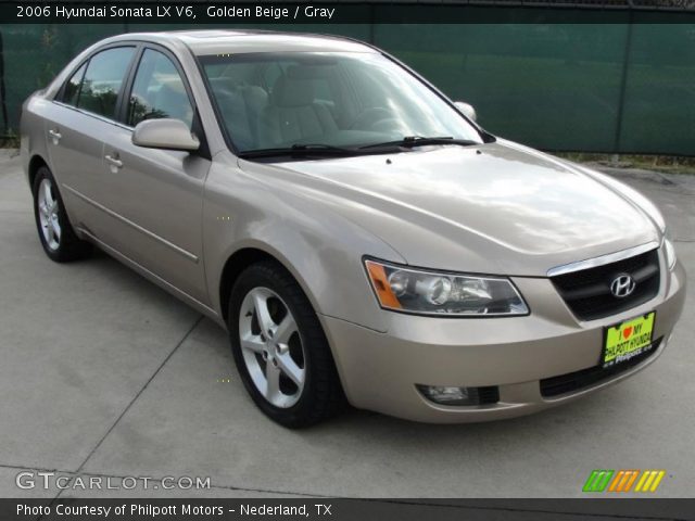 2006 Hyundai Sonata LX V6 in Golden Beige