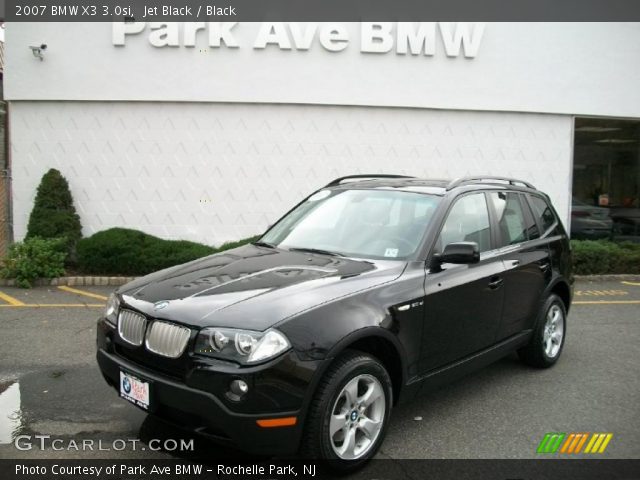 2007 BMW X3 3.0si in Jet Black
