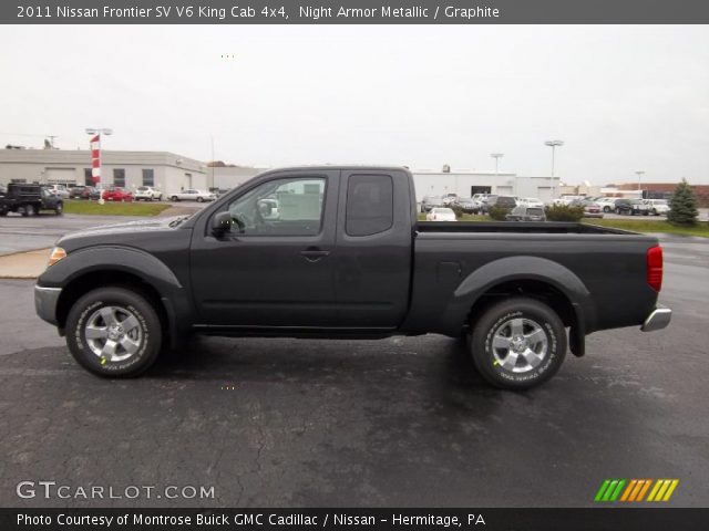 2011 Nissan Frontier SV V6 King Cab 4x4 in Night Armor Metallic
