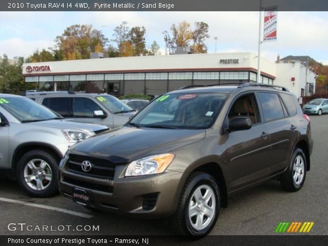 2010 Toyota RAV4 I4 4WD in Pyrite Metallic