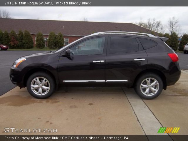 2011 Nissan Rogue SV AWD in Wicked Black