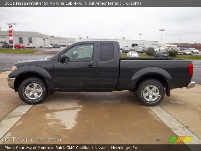 2011 Nissan Frontier SV V6 King Cab 4x4 in Night Armor Metallic