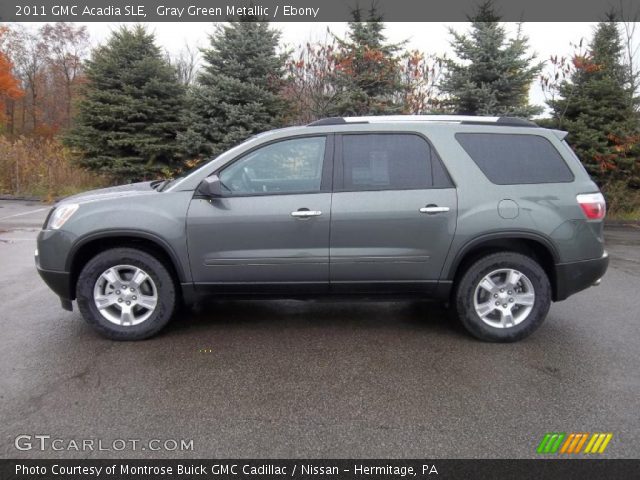 2011 GMC Acadia SLE in Gray Green Metallic