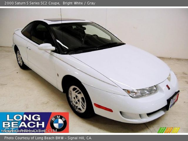 2000 Saturn S Series SC2 Coupe in Bright White