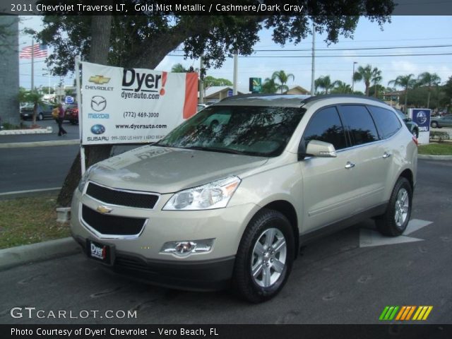 2011 Chevrolet Traverse LT in Gold Mist Metallic