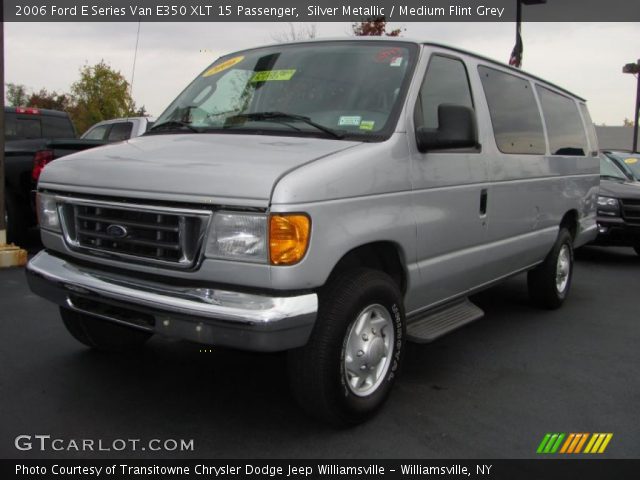 2006 Ford E Series Van E350 XLT 15 Passenger in Silver Metallic