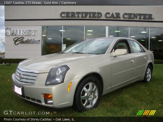 2007 Cadillac CTS Sedan in Gold Mist