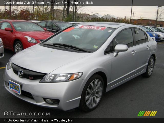 2009 Honda Civic Si Sedan in Alabaster Silver Metallic