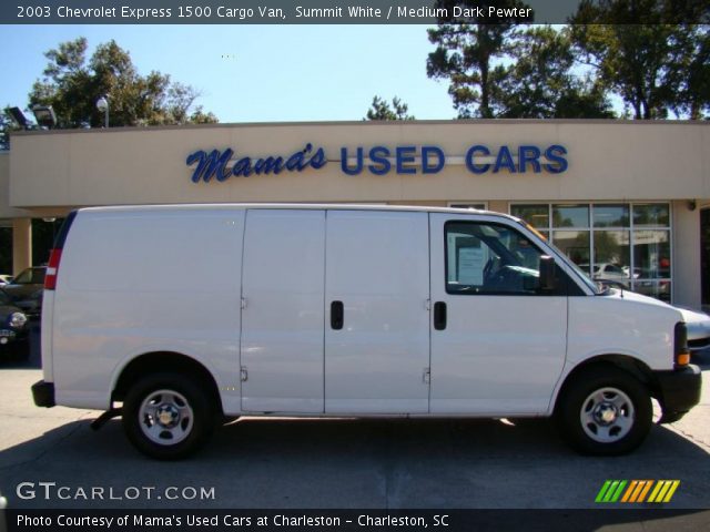 2003 Chevrolet Express 1500 Cargo Van in Summit White