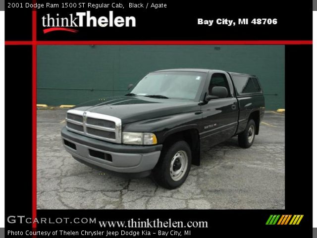 2001 Dodge Ram 1500 ST Regular Cab in Black