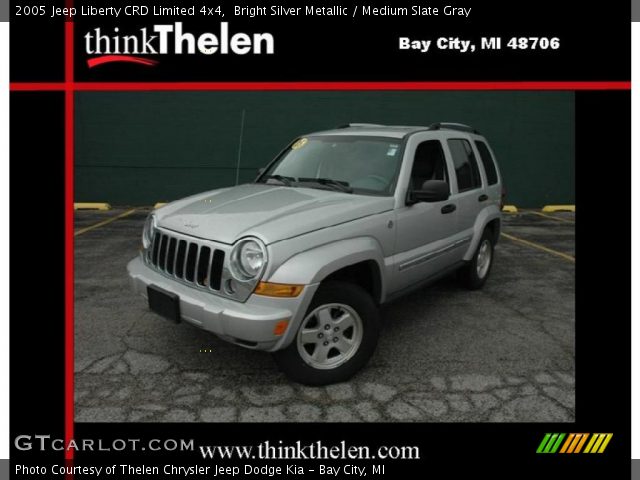 2005 Jeep Liberty CRD Limited 4x4 in Bright Silver Metallic