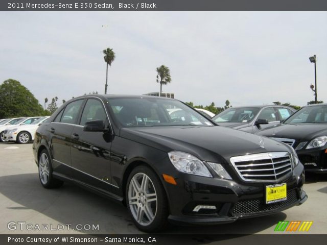 2011 Mercedes-Benz E 350 Sedan in Black