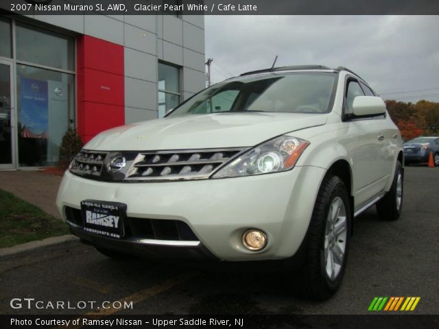 2007 Nissan Murano SL AWD in Glacier Pearl White