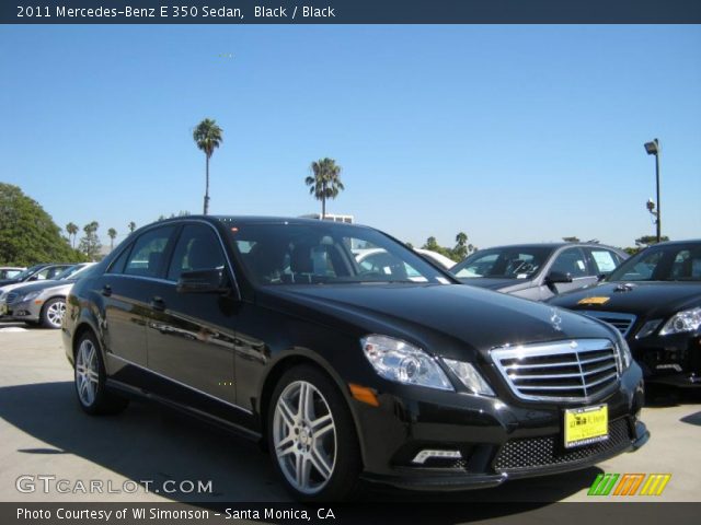 2011 Mercedes-Benz E 350 Sedan in Black